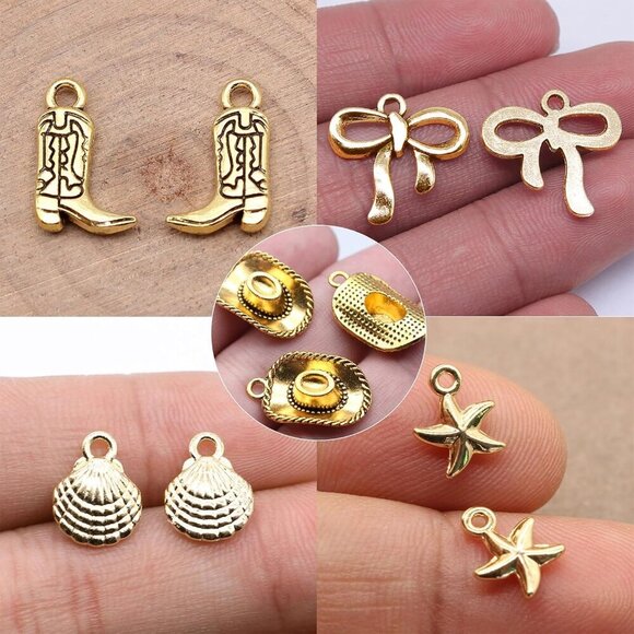 JAVARNV Gold Necklace Cowgirl Charm Western & Boho Jewelry for Country Outfits - Picture 5 of 6